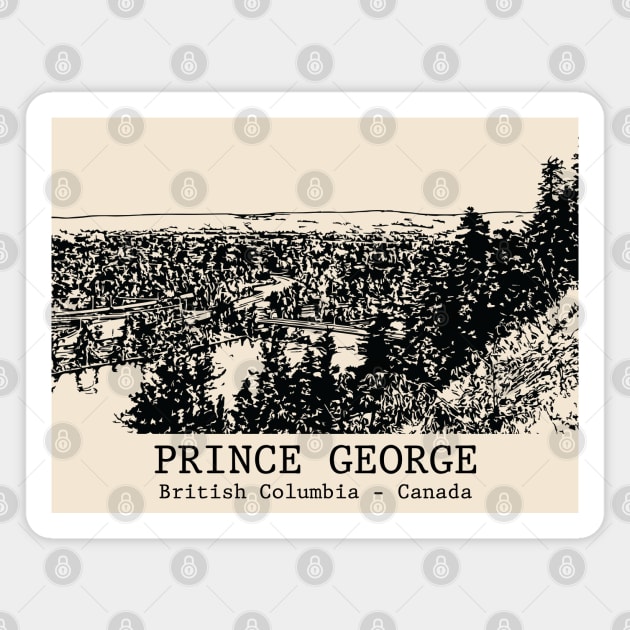 Prince George - British Columbia Magnet by Lakeric